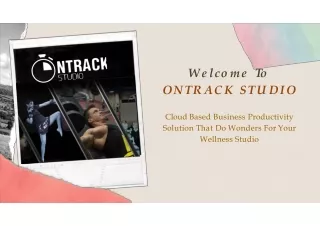 Ontrack Studio Cloud Based Business Productivity Software - Features