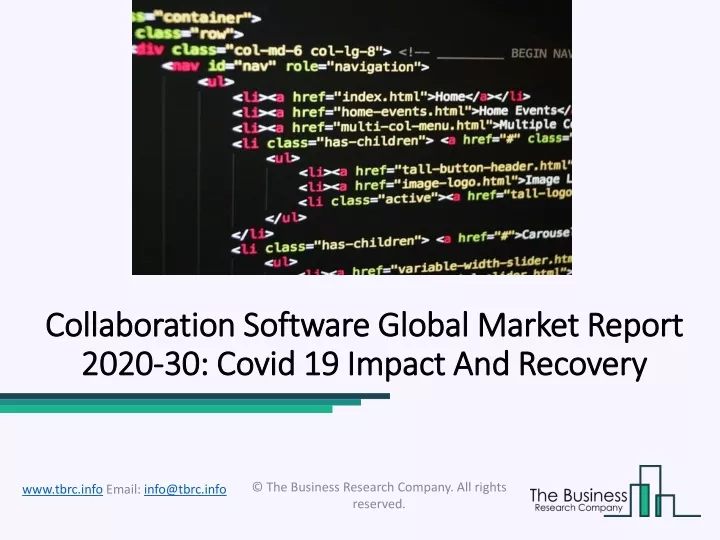 collaboration software global market report