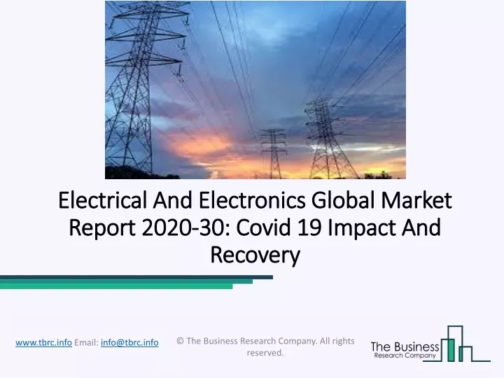 electrical and electrical and electronics global