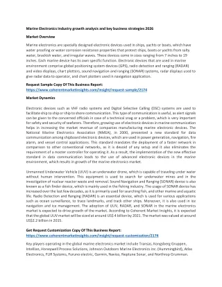 marine electronics industry growth analysis