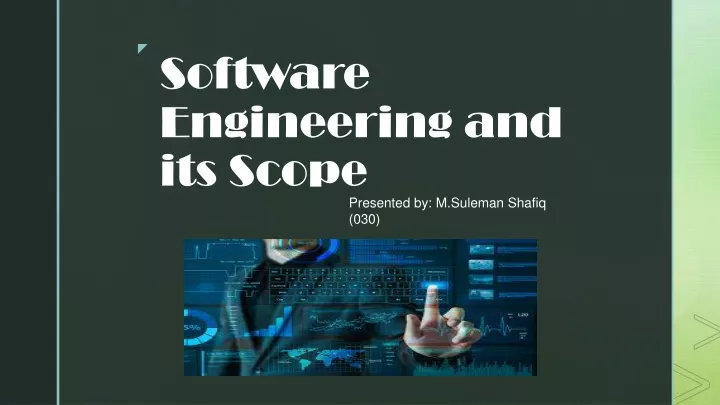 software engineering and its scope