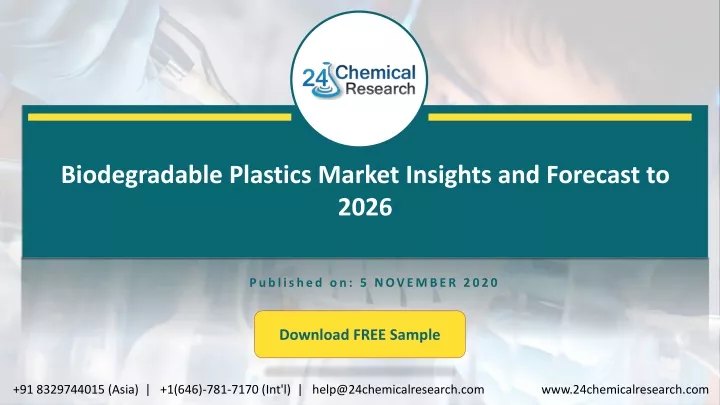 biodegradable plastics market insights