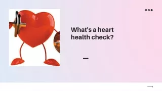 What's a heart health check | SBI Genral
