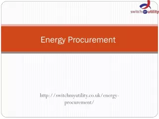 Energy Procurement in UK