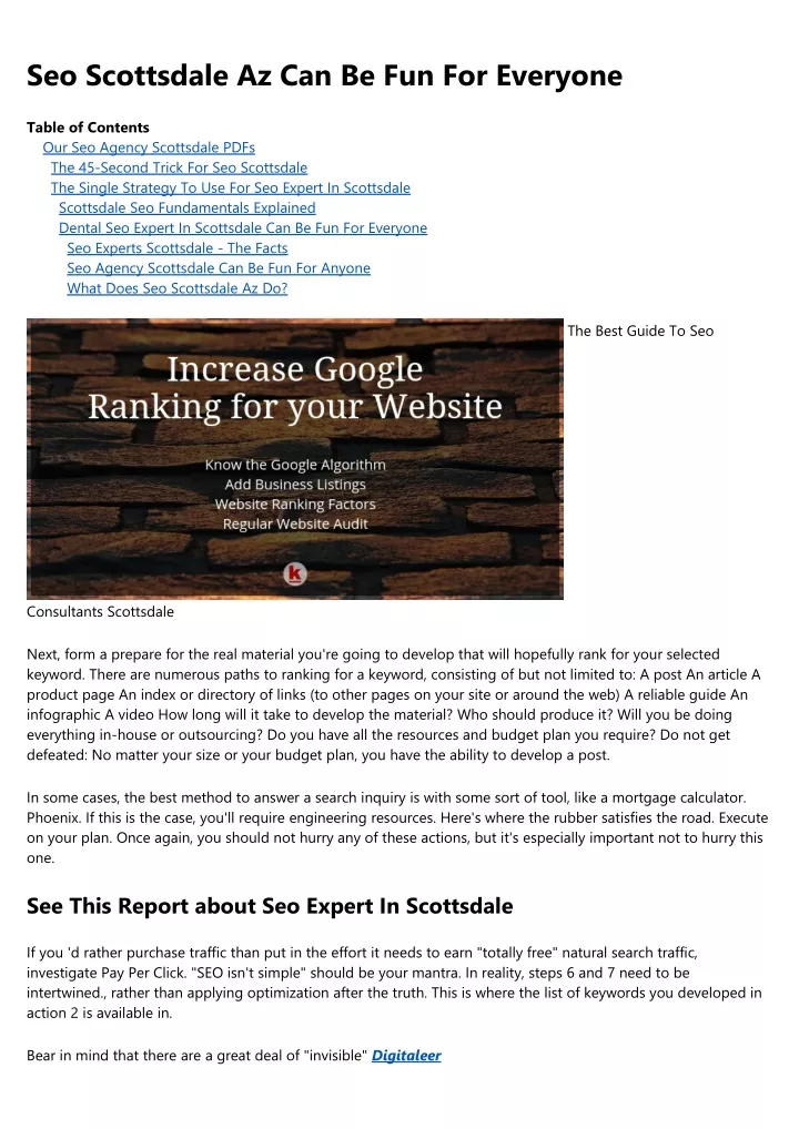 seo scottsdale az can be fun for everyone