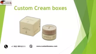 custom cream boxes