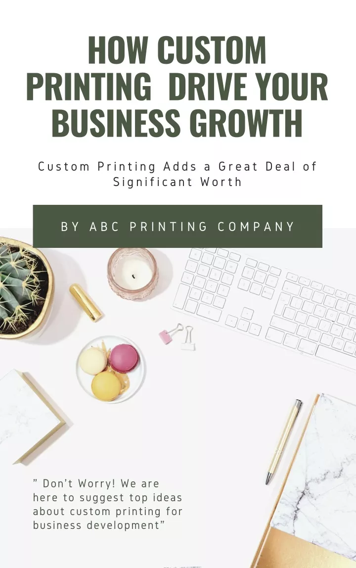 how custom printing drive your business growth