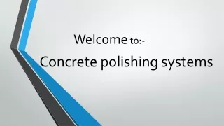 welcome to