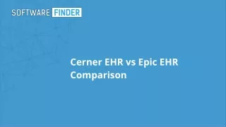 cerner ehr vs epic ehr comparison