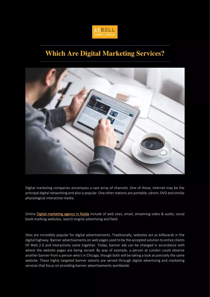 which are digital marketing services