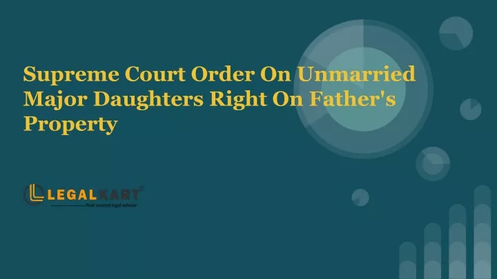 supreme court order on unmarried major daughters