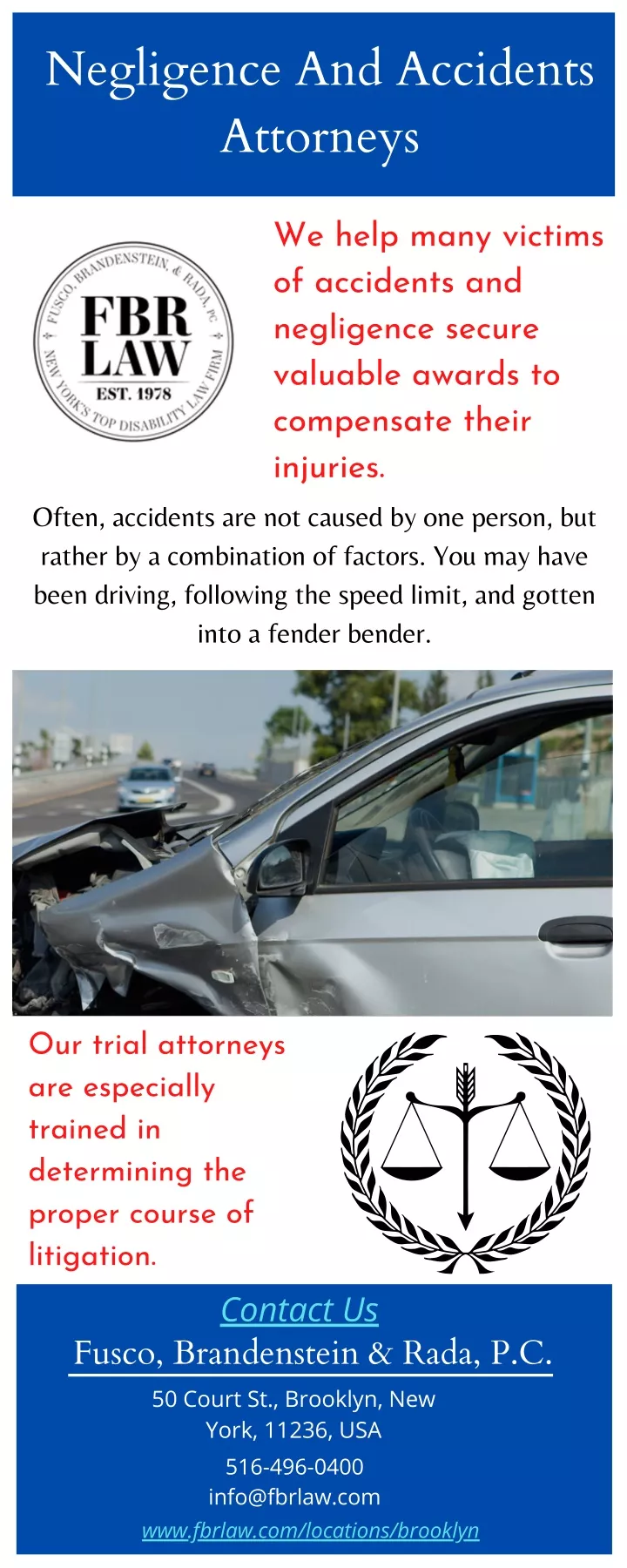 negligence and accidents attorneys