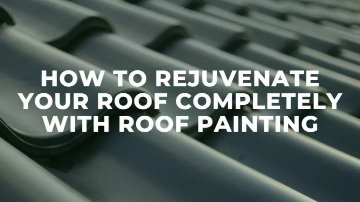 PPT - How to rejuvenate your roof completely with roof painting ...
