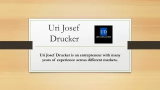 Uri Drucker | Make Gratitude A Habit | Uri Josef Drucker