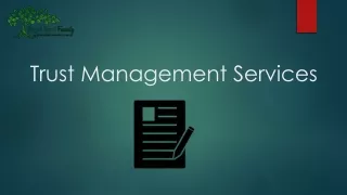 trust management services