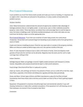 pest control edmonton