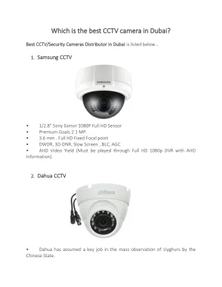 Best Buy Security CCTV Camera  Installation Online