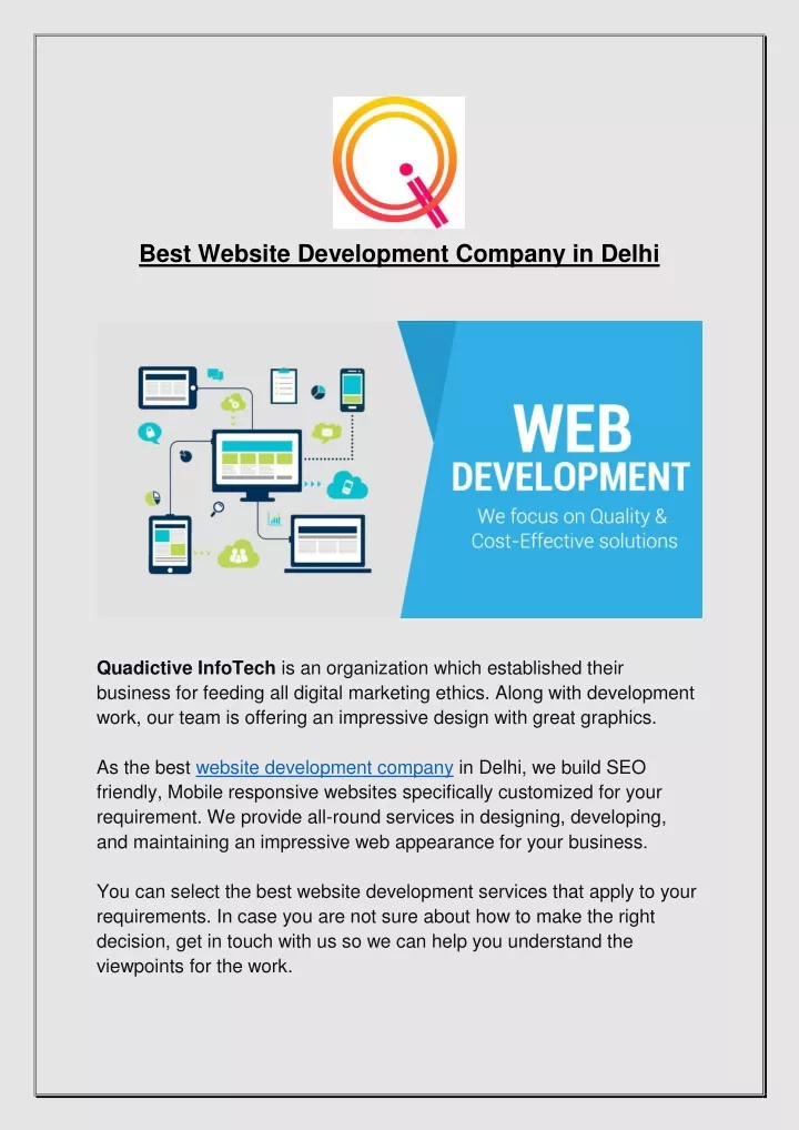 best website development company in delhi