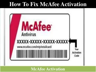 How To Fix McAfee activation