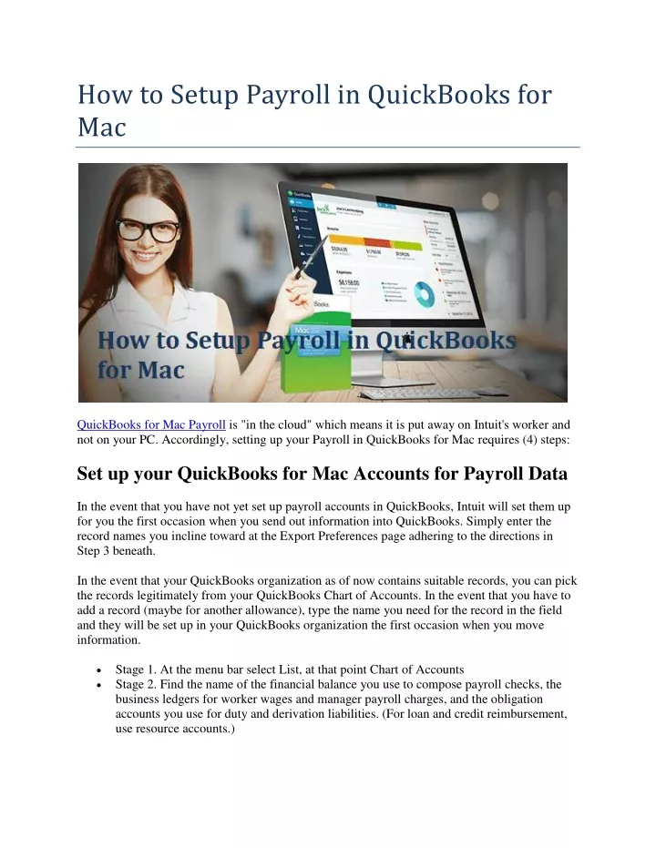 how to setup payroll in quickbooks for mac