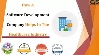 how a software development company helps in the healthcare industry