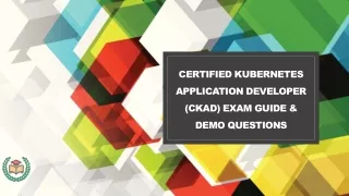 Certified Kubernetes Application Developer (CKAD) Program