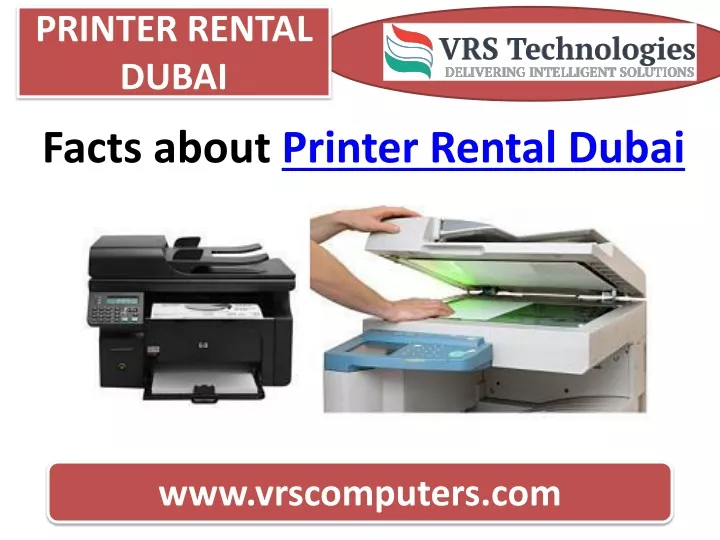 printer rental dubai