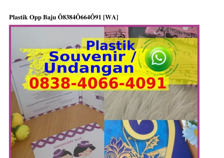 plastik opp baju 8384 664 91 wa