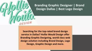 Branding Graphic Designer | Brand Design Dallas | Best Logo Design