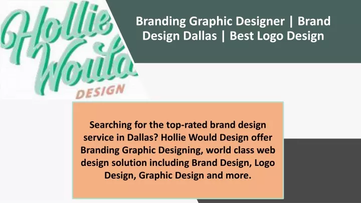 branding graphic designer brand design dallas best logo design