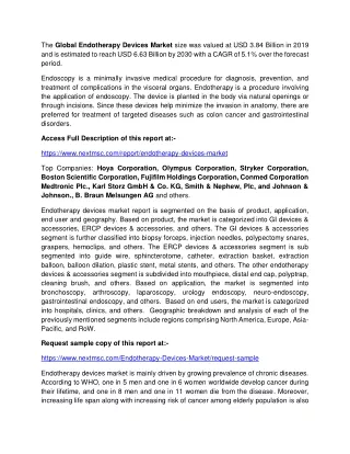 the global endotherapy devices market size