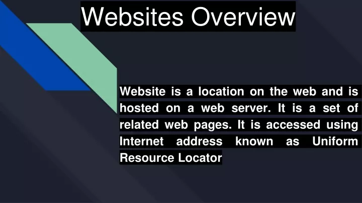 websites overview