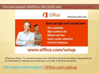 www.office.com/setup|Enter Office Product Key|Install Office Setup