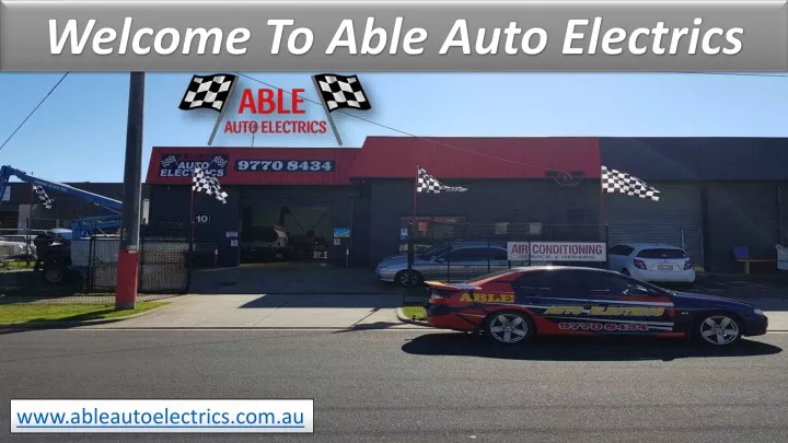 welcome to able auto electrics