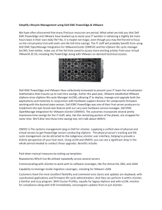 simplify lifecycle management using dell