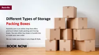 Different Types of Storage Packing Boxes