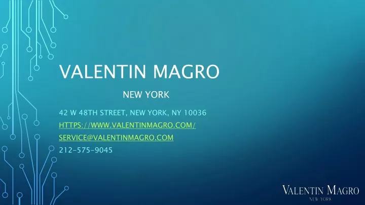 valentin magro new york