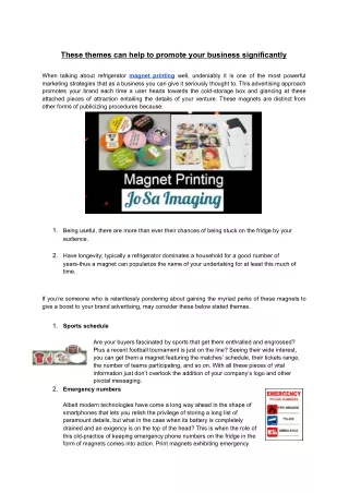 these themes can help to promote your business