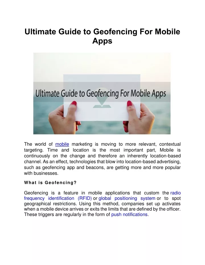 ultimate guide to geofencing for mobile apps