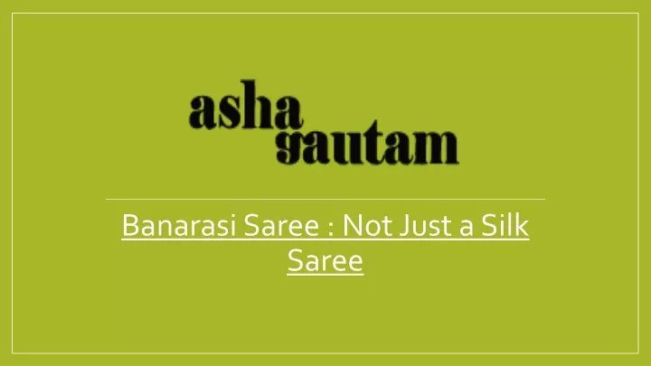 banarasi saree not just a silk saree