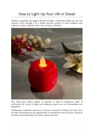 how to light up your l how to light up your life