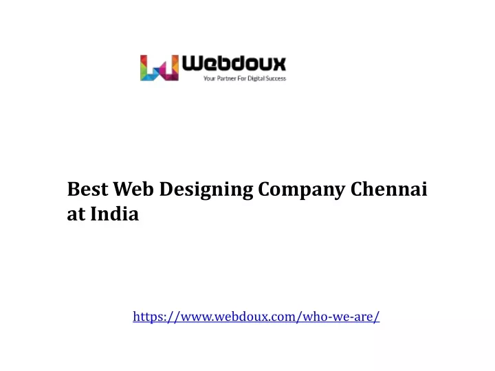 best web d esigning c ompany chennai at india