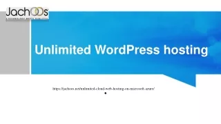 unlimited wordpress hosting