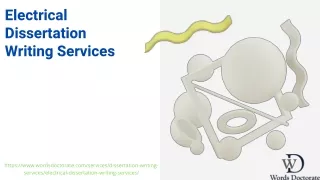 electrical dissertation writing services