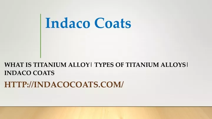 indaco coats