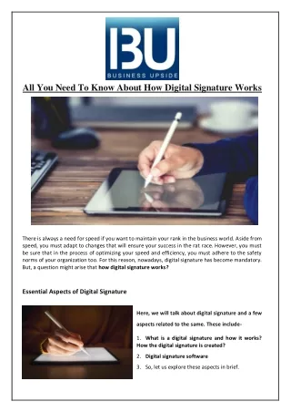 all you need to know about how digital signature