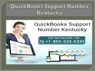 QuickBooks Support Number Kentucky  1-855-533-6333