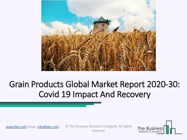 grain products global market report 2020 grain