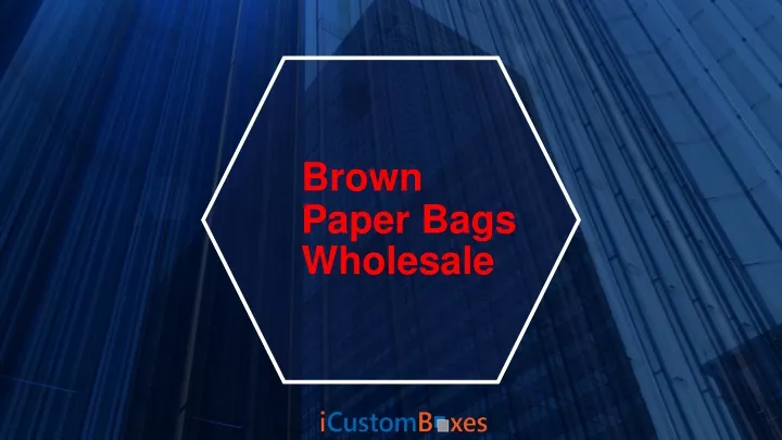 brown paper bags wholesale