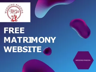 Free matrimony website